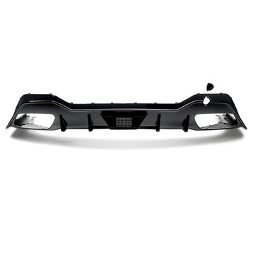 For 2018-2022 BMW 8-Series G16 Gran Coupe Four Doors M Sport Rear Diffuser with Brake Light Gloss Black